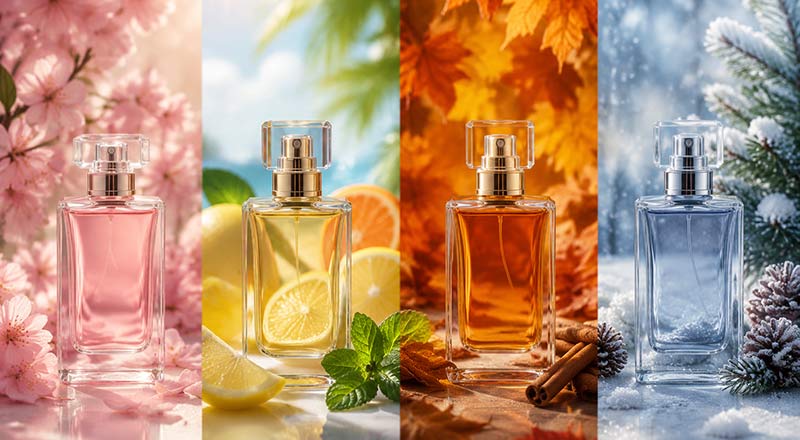 نمایندگی ژک ساف در شیراز ؛ انتخاب عطر در فصل‌های مختلف